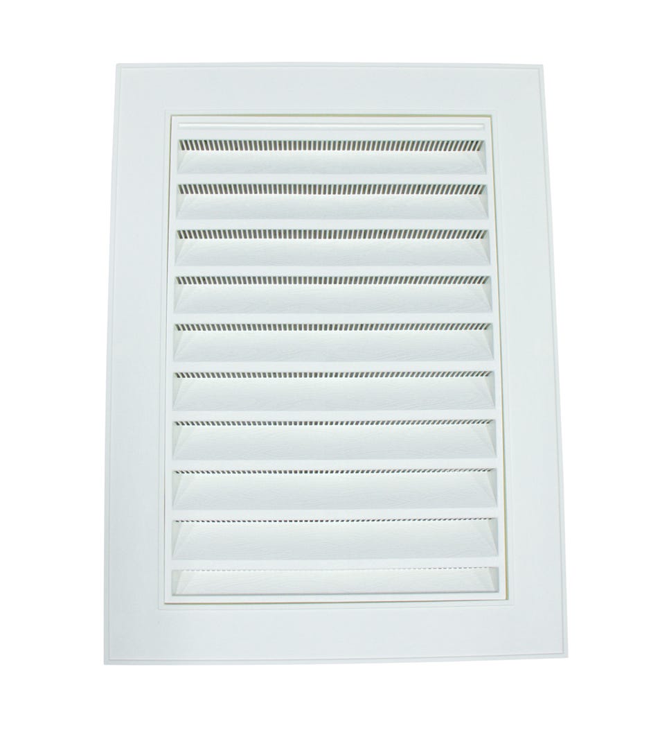 PVC Rectangular Gable Ven, 17-in. X 23-in.