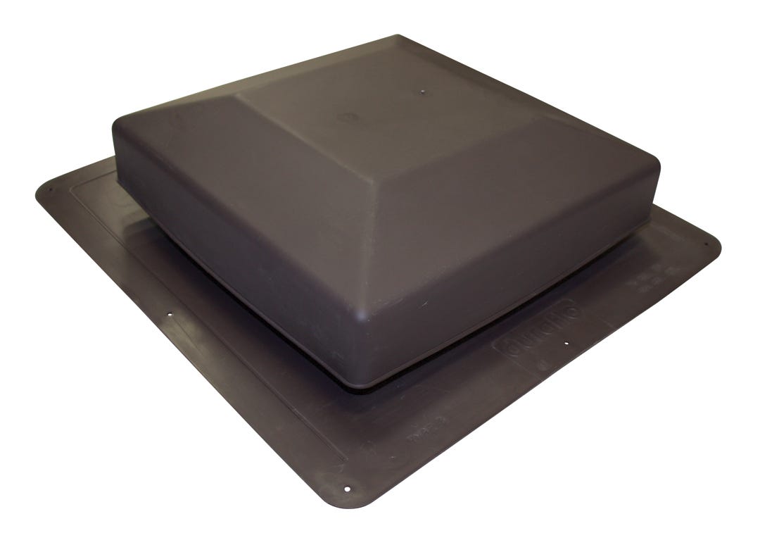 PVC Square Top Roof Vent, Brown