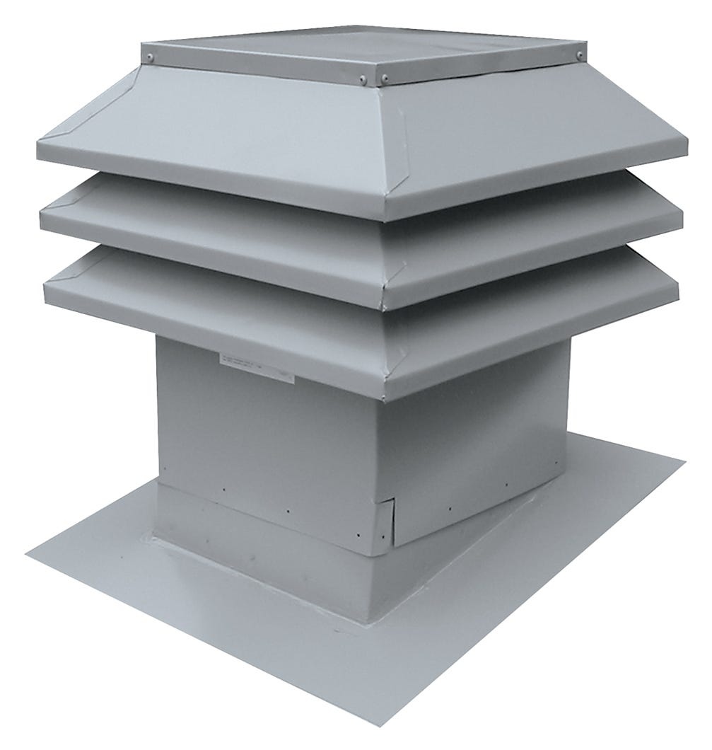 Sloped Roof Ventilator, 303, Grey