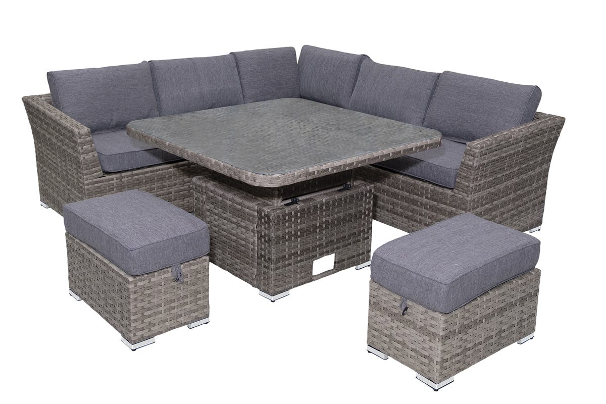 6-pcs, VICTORIA sectional dining set