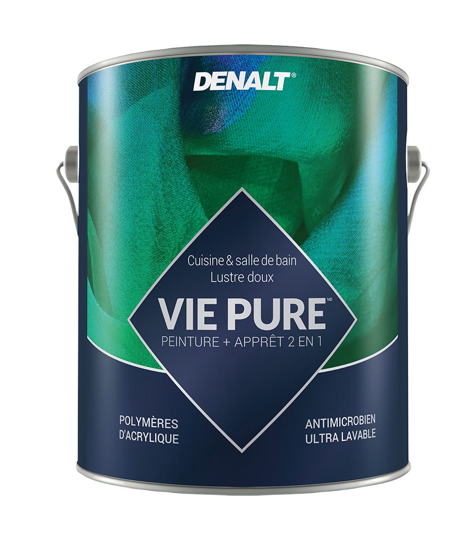 VIE PURE Interior Paint Kitchen & Bath, Natural White, Gallon