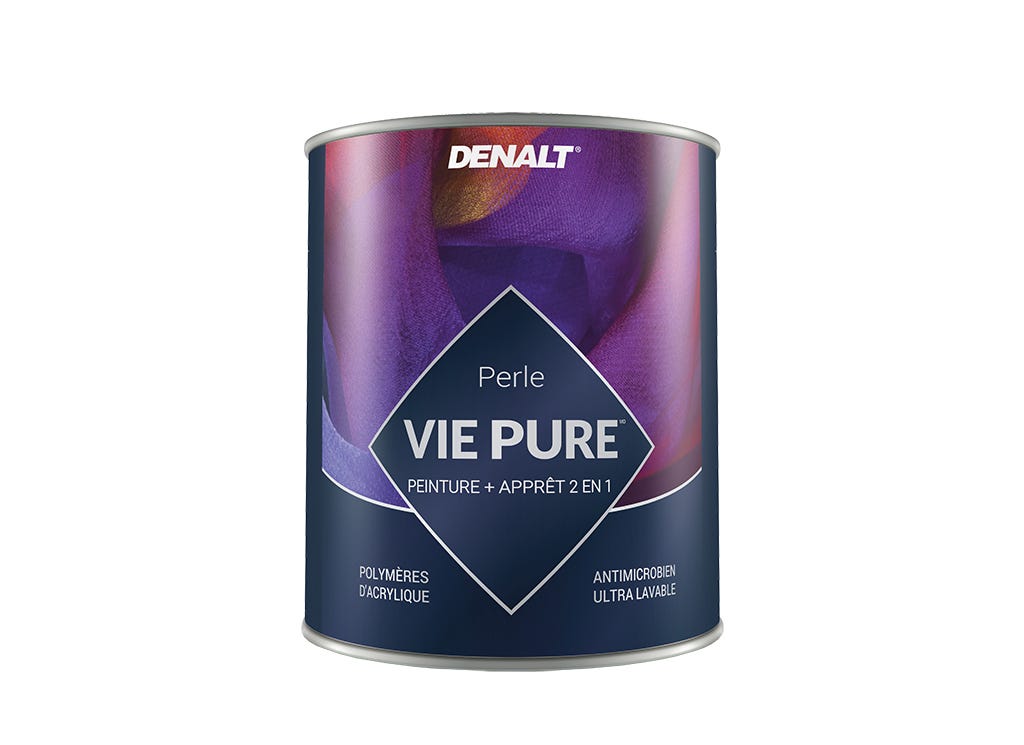 VIE PURE Interior Paint, Pearl Finish, Natural White, Quart