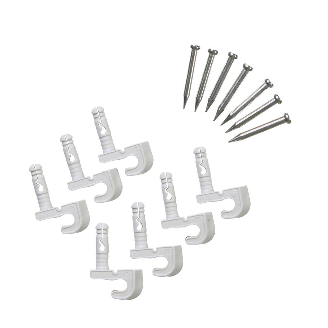 ClosetMaid preloaded back wall clips for wire shelving