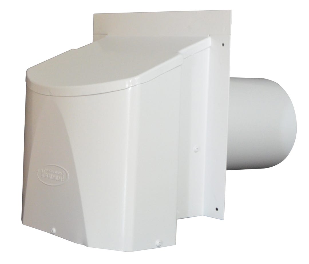 Wall Mount Exhaust Vent 6-in. dia. - 9-in. Tailpipe