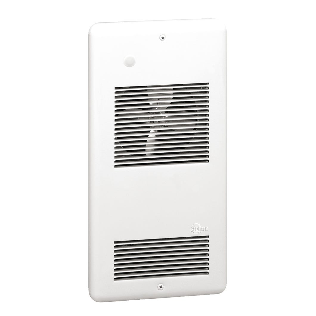 Wall Fan Heater RWF, 9 11/16 in., 500W, White