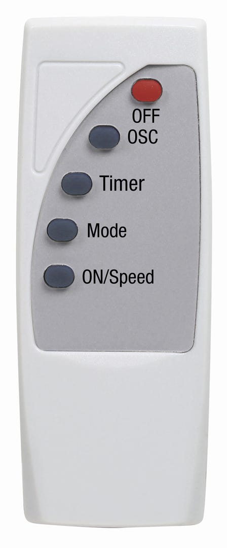 Wall-Mounted Fan with Remote Control, 16 in., White