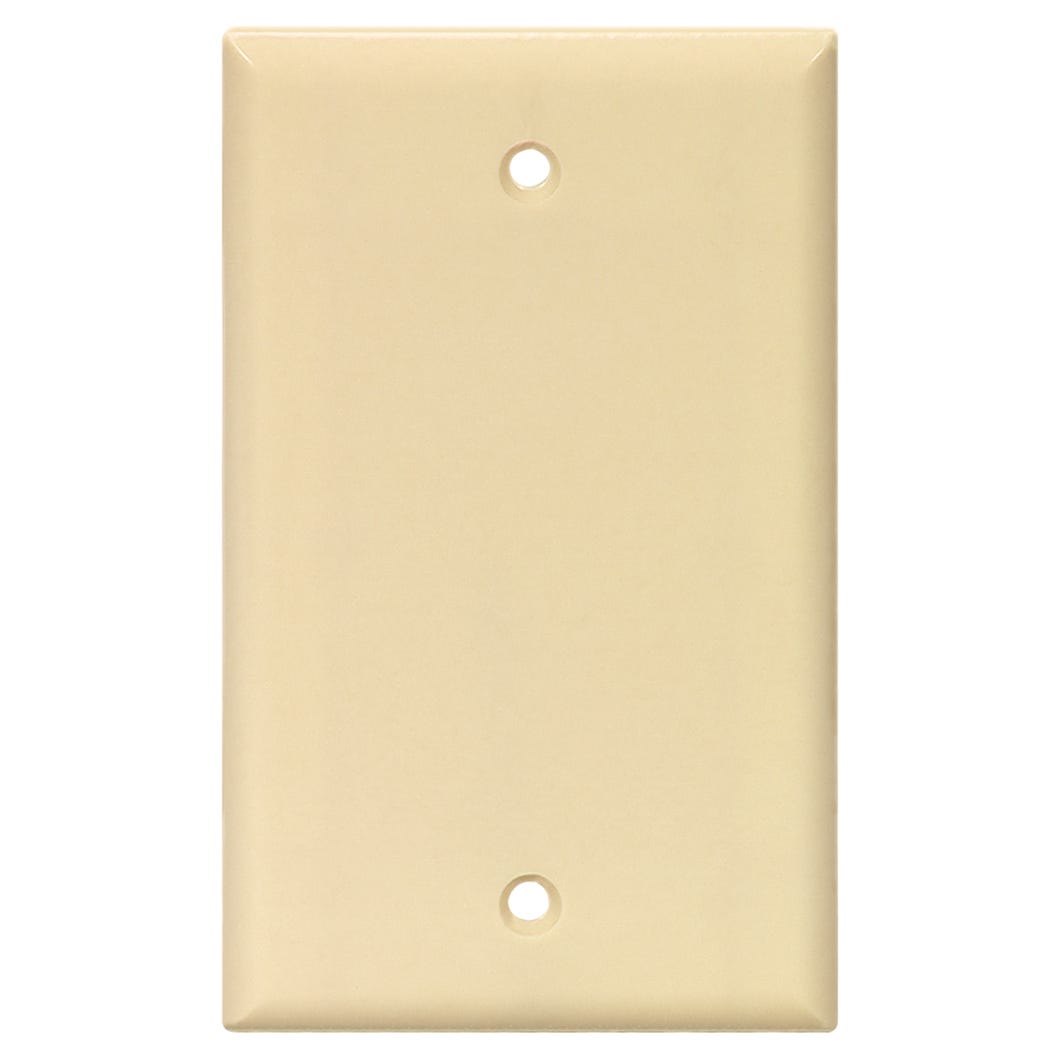 Wall plate blank - single