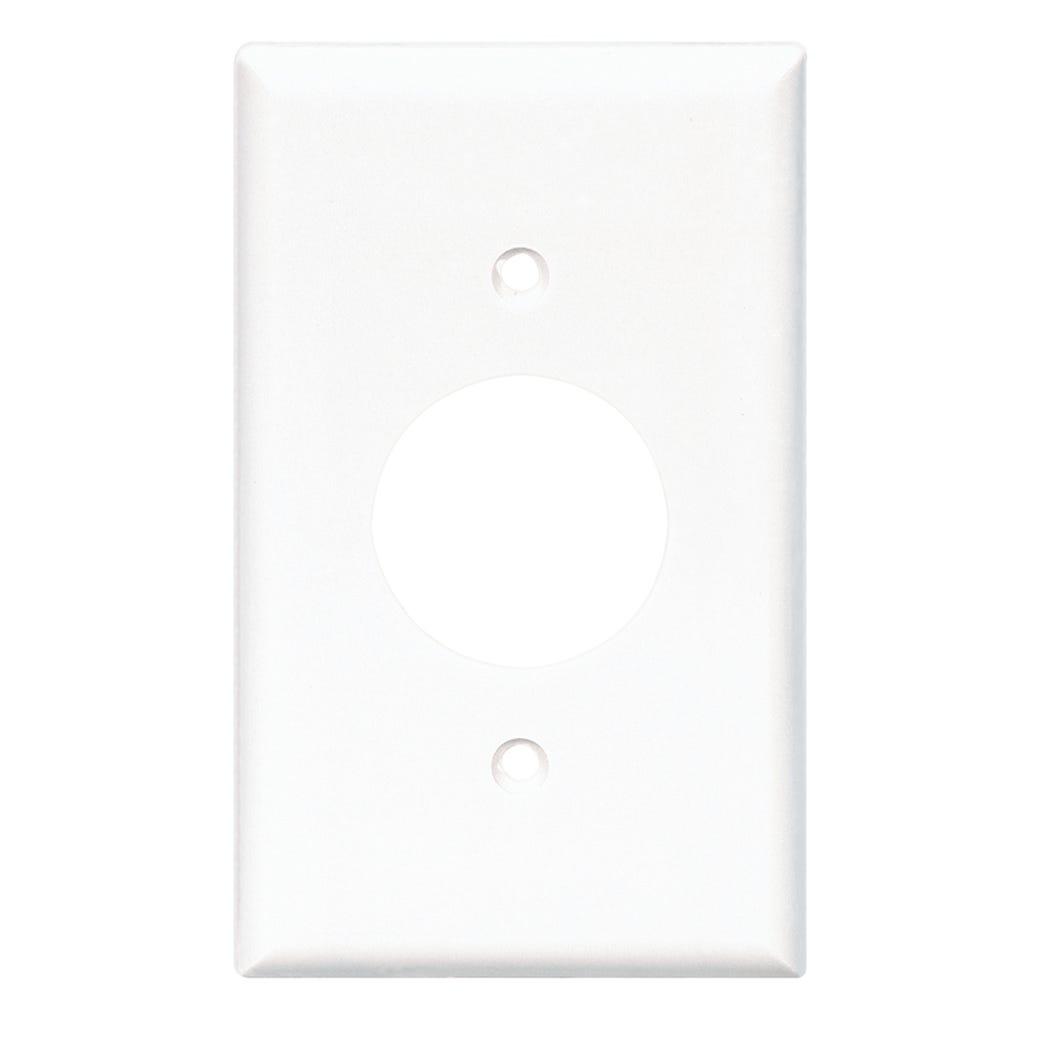 Wall plate single receptacle - 1 gang
