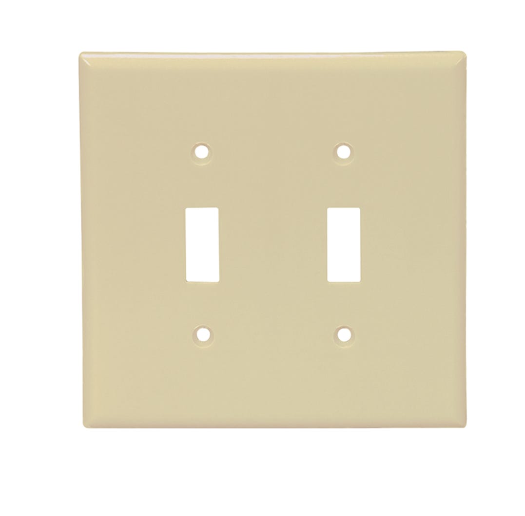Wall plate switch toggle - 2 gangs