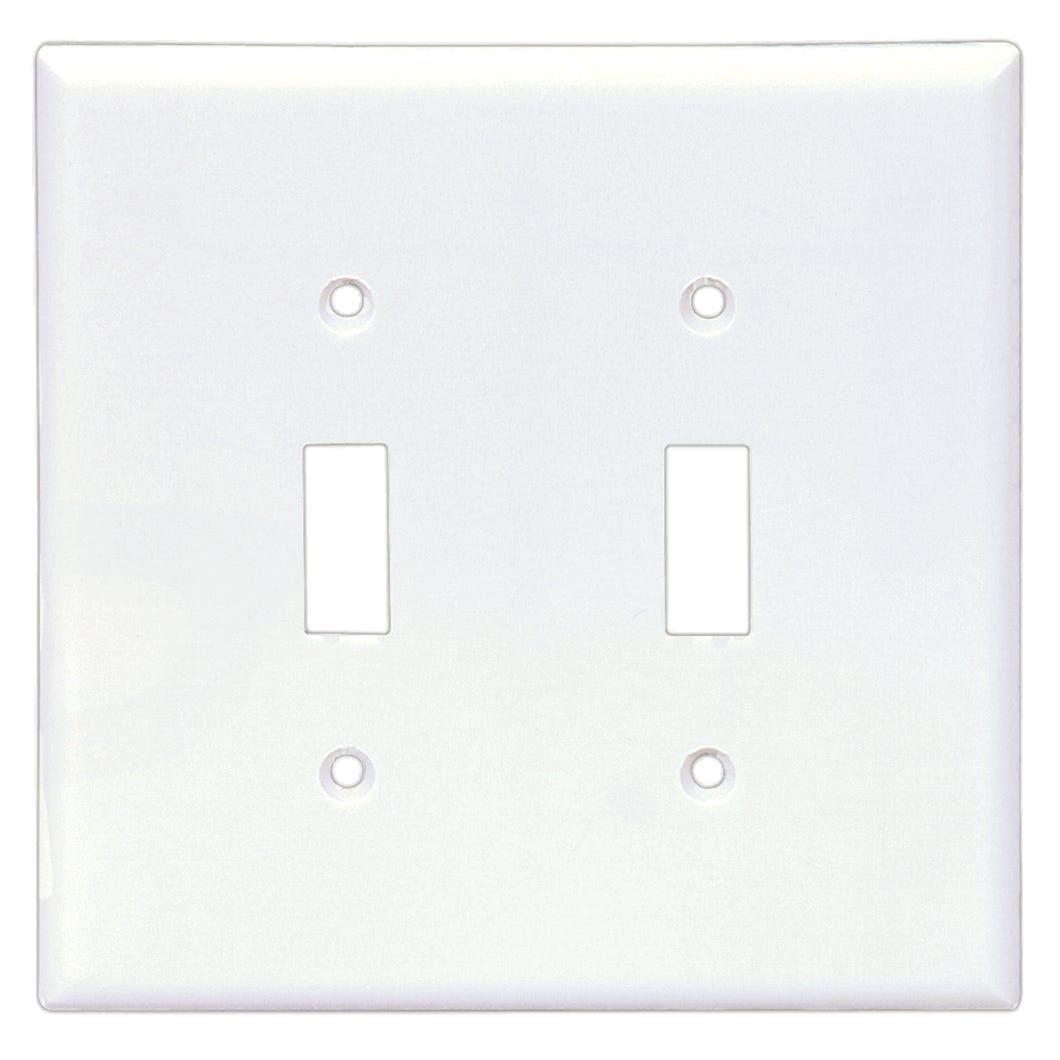 Wall plate switch toggle - 2 gangs