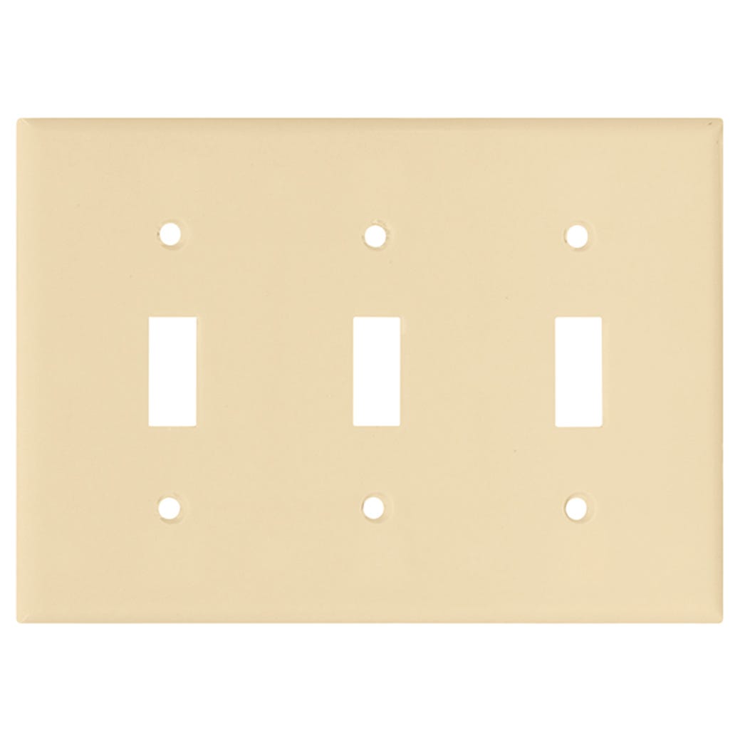 Wall plate switch toggle - 3 gangs