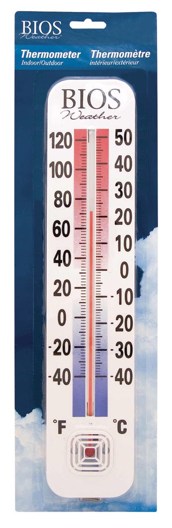 Wall Jumbo Indoor/Outdoor Thermometer °C/°F