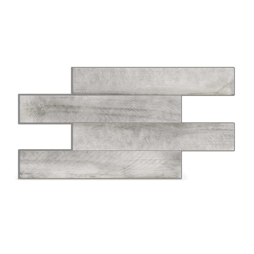 Peel & Stick Wall Tiles Norway, Maple Grey