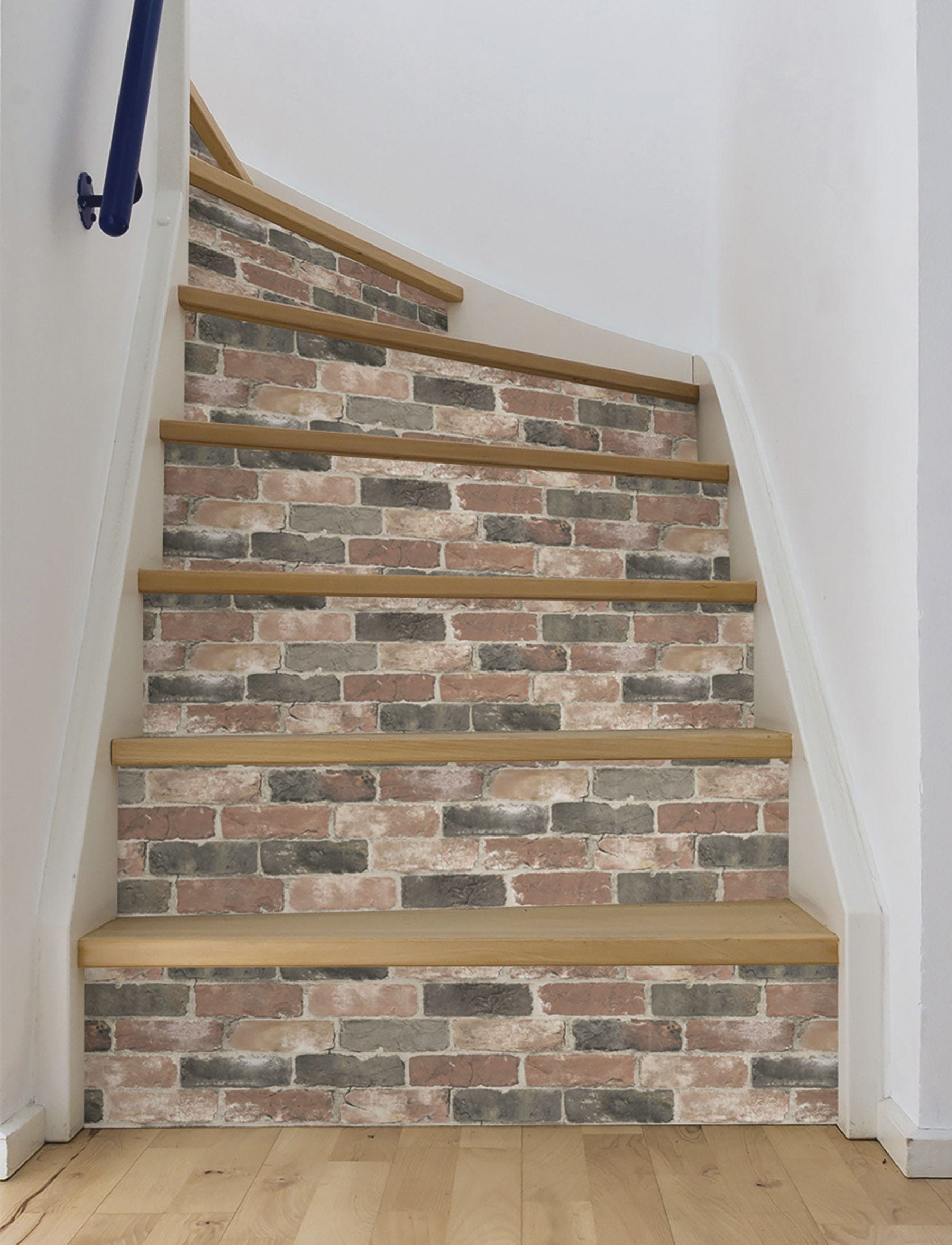 Peel & Stick Wallpaper, Red Brick, Vinyl