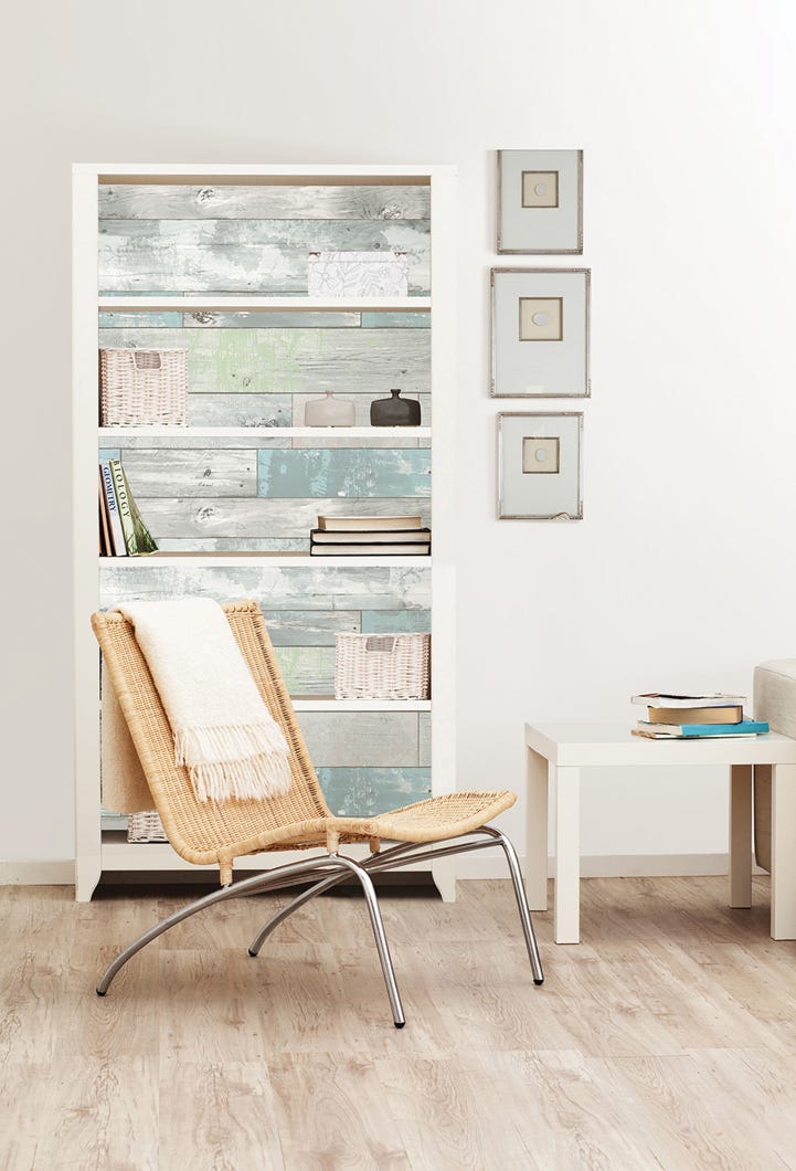Peel and stick wallpaper - beachwood