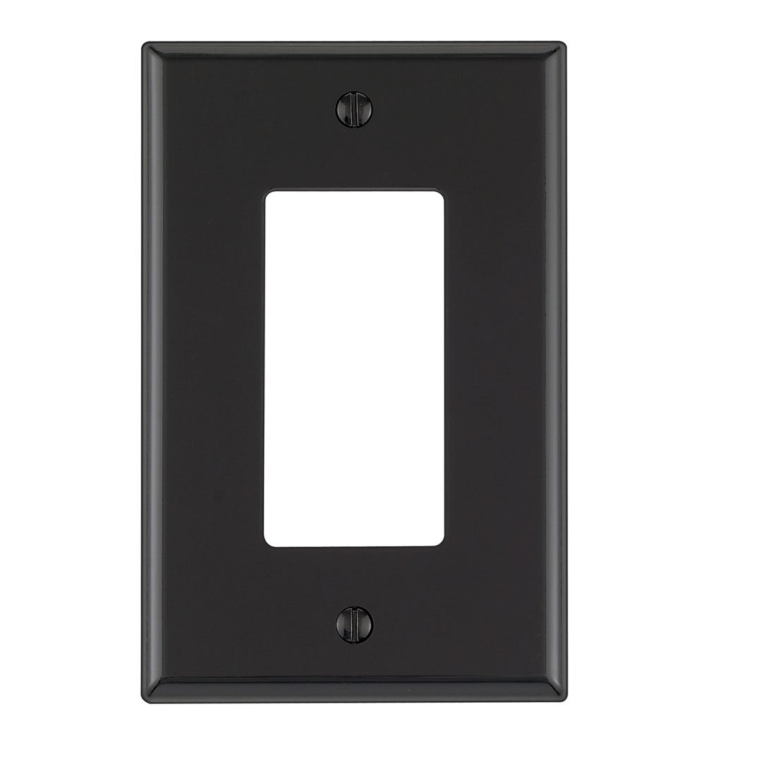 Wallplate deco 1gang