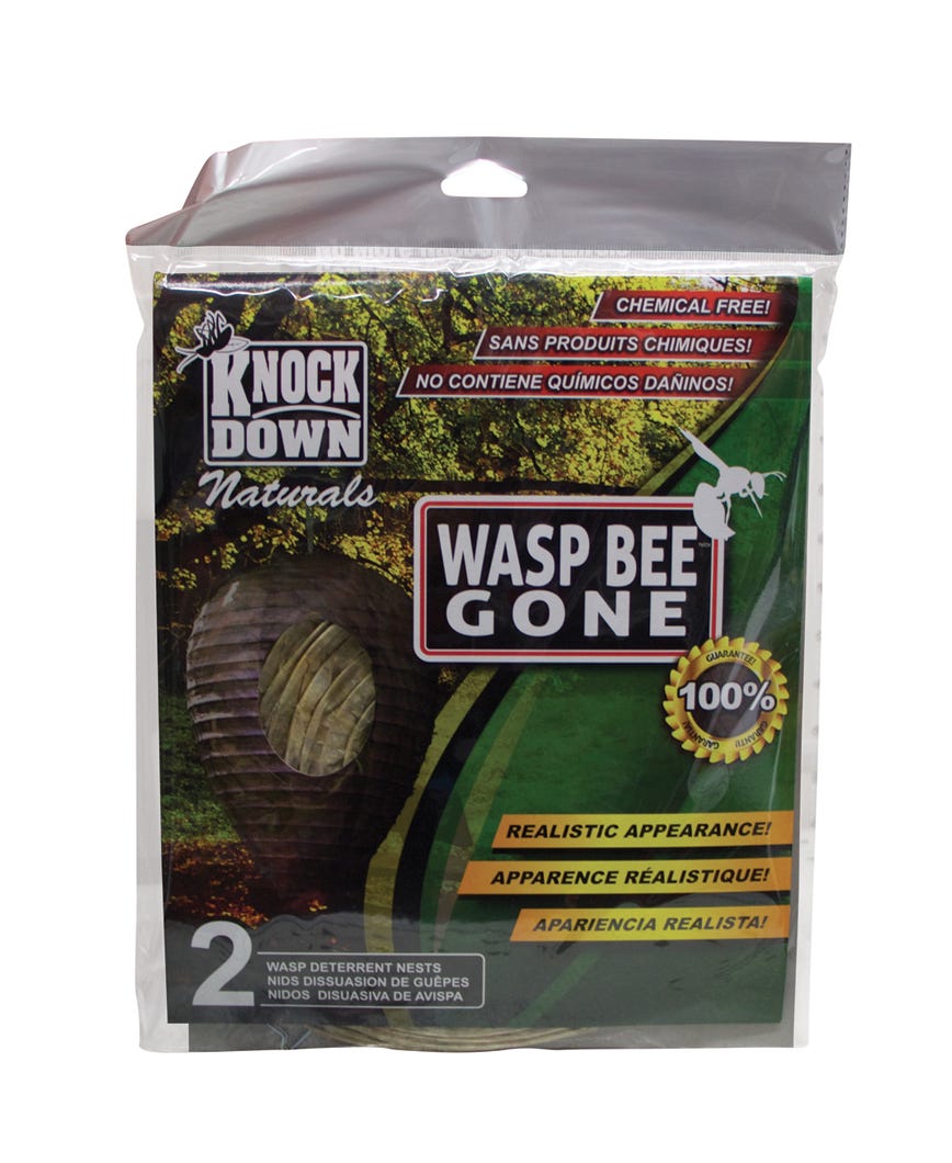 The Wasp Bee Gone Artificial Wasp Nest, 2/Pck