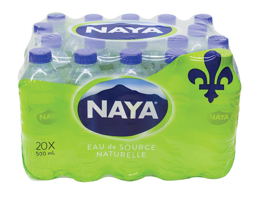 Naya Natural Spring Water, 20 X 500 ml