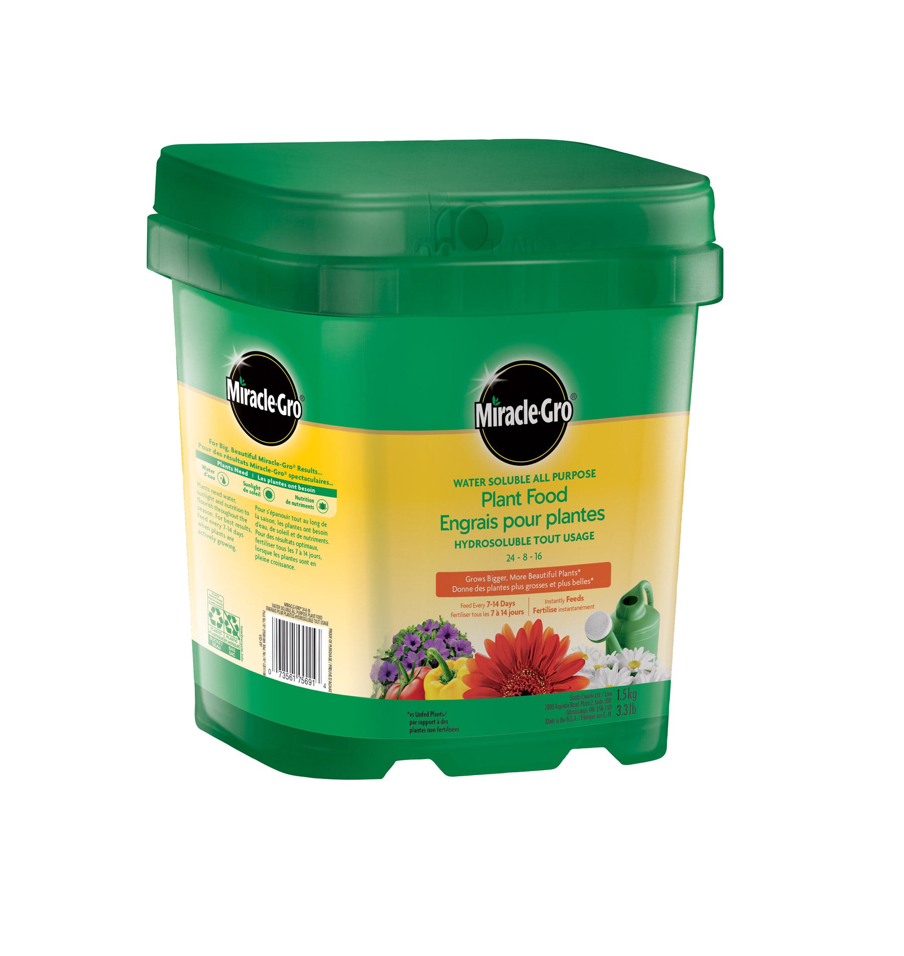 Miracle Gro 24-8-16 All Purpose Water Soluble Plant Food, 1.5 kg