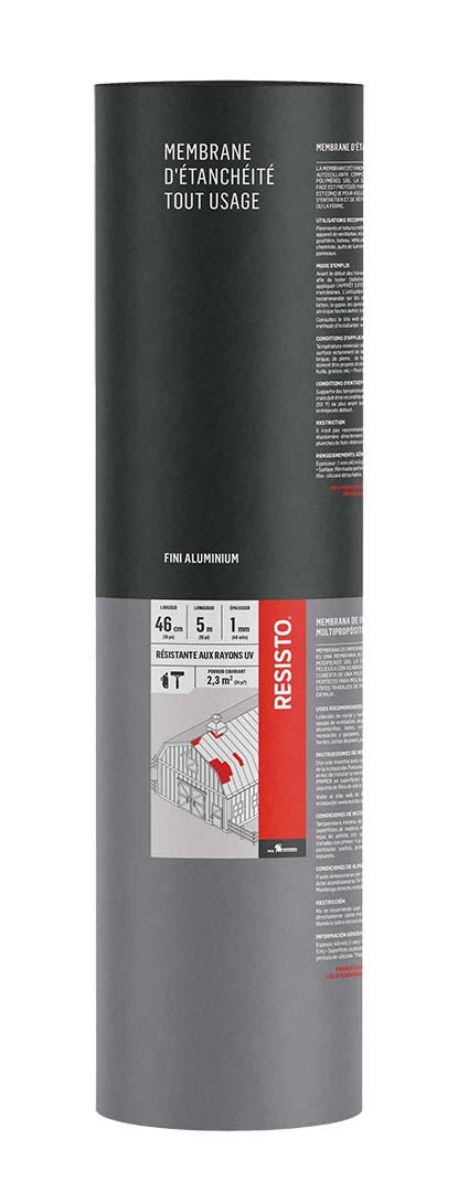Waterproof Membrane Multipurpose Aluminum, 18-in. X 16-ft.