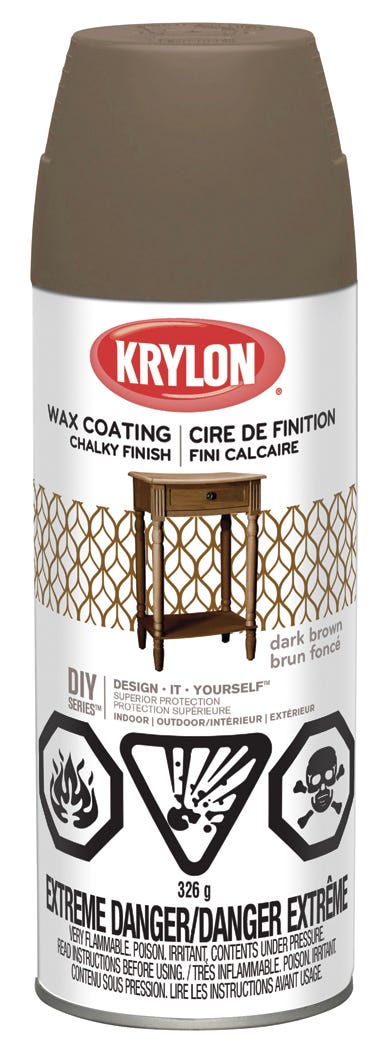 Wax Coating Indoor/Outdoor Dark Brown, 340 g