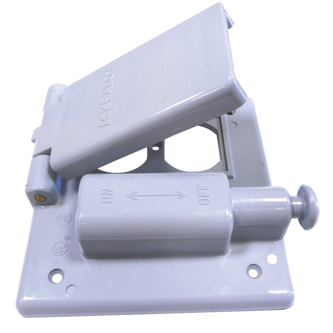 Weatherproof Cover Combination Switch/Duplex Receptacle Cover