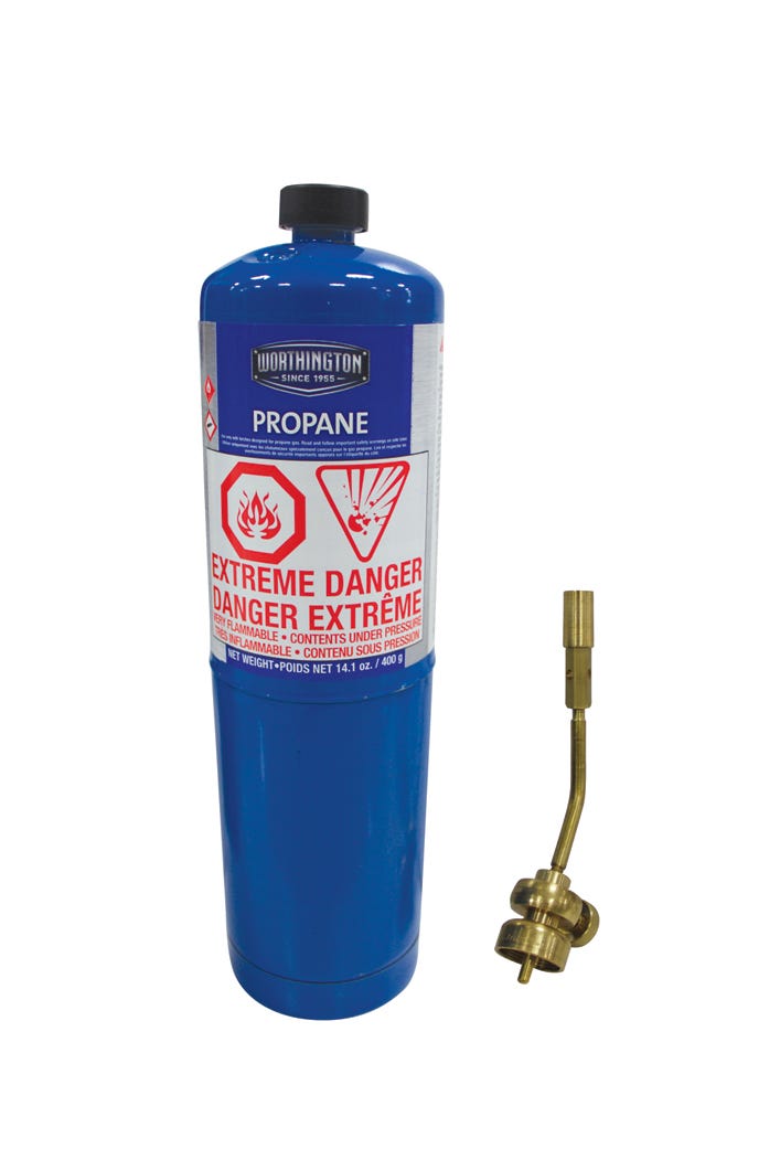 Welding kit with cylinder