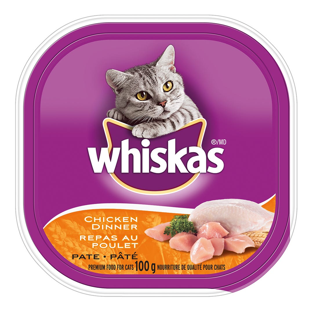 Wet Adult cat Food, Chicken Flavor, 100 g