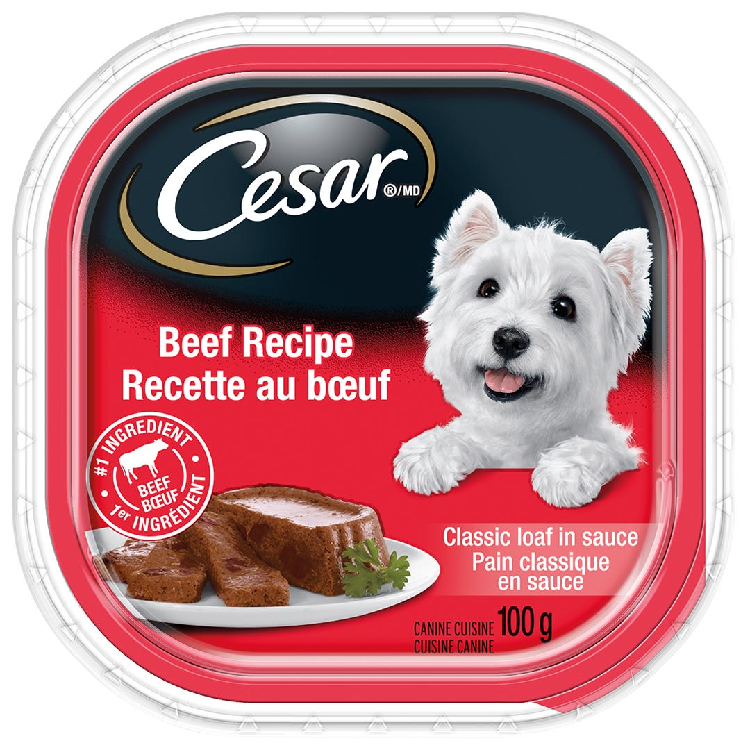Wet Adult Dog Food, Classic Loaf in Sauce beef, 100 g