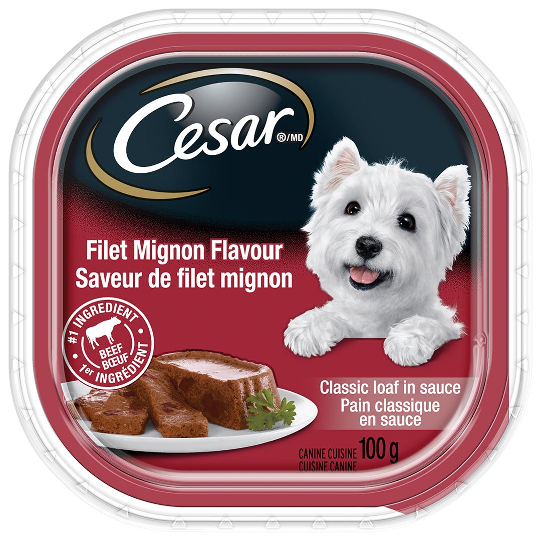 Wet Adult Dog Food, Classic Loaf in Sauce Filet Mignon, 100 g