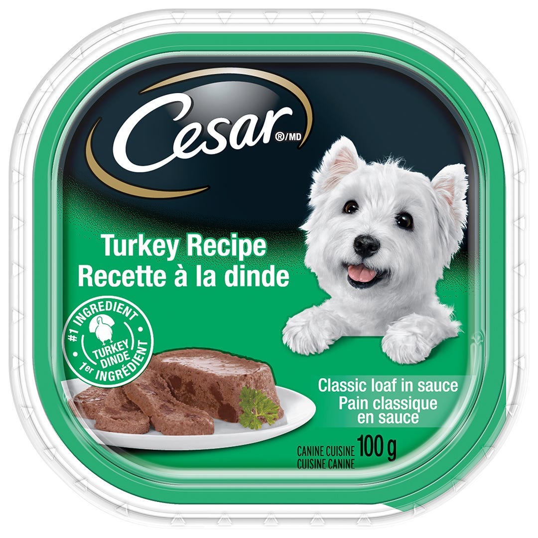 Wet Adult Dog Food, Classic Loaf in Sauce Turkey, 100 g