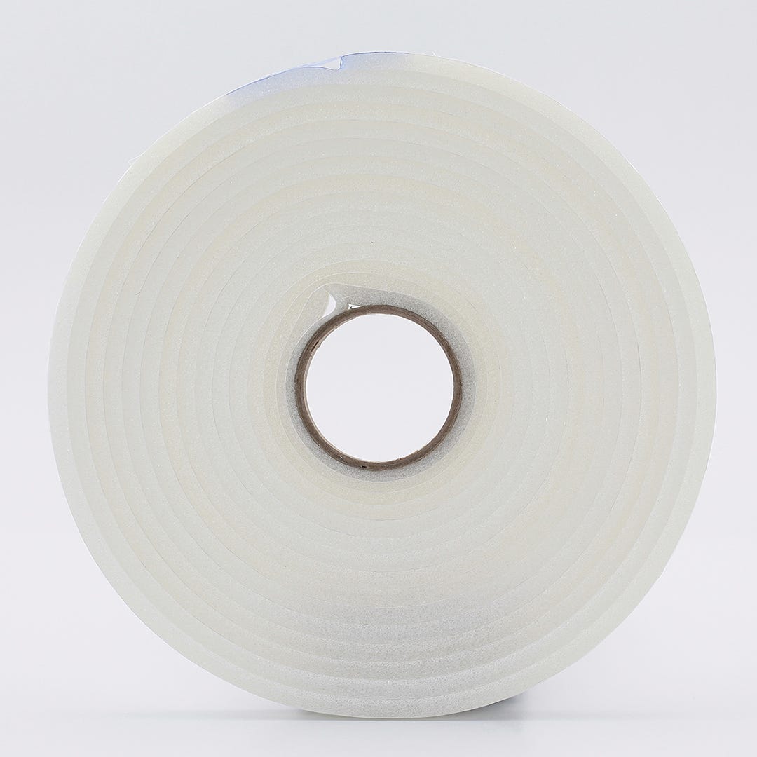 White 16.4Ft Self Adjusting Foam Tape (1/2-in. Wide)