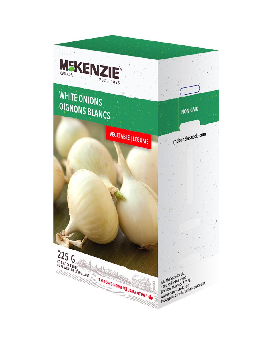 McKenzie White Onion Sets, 225 G