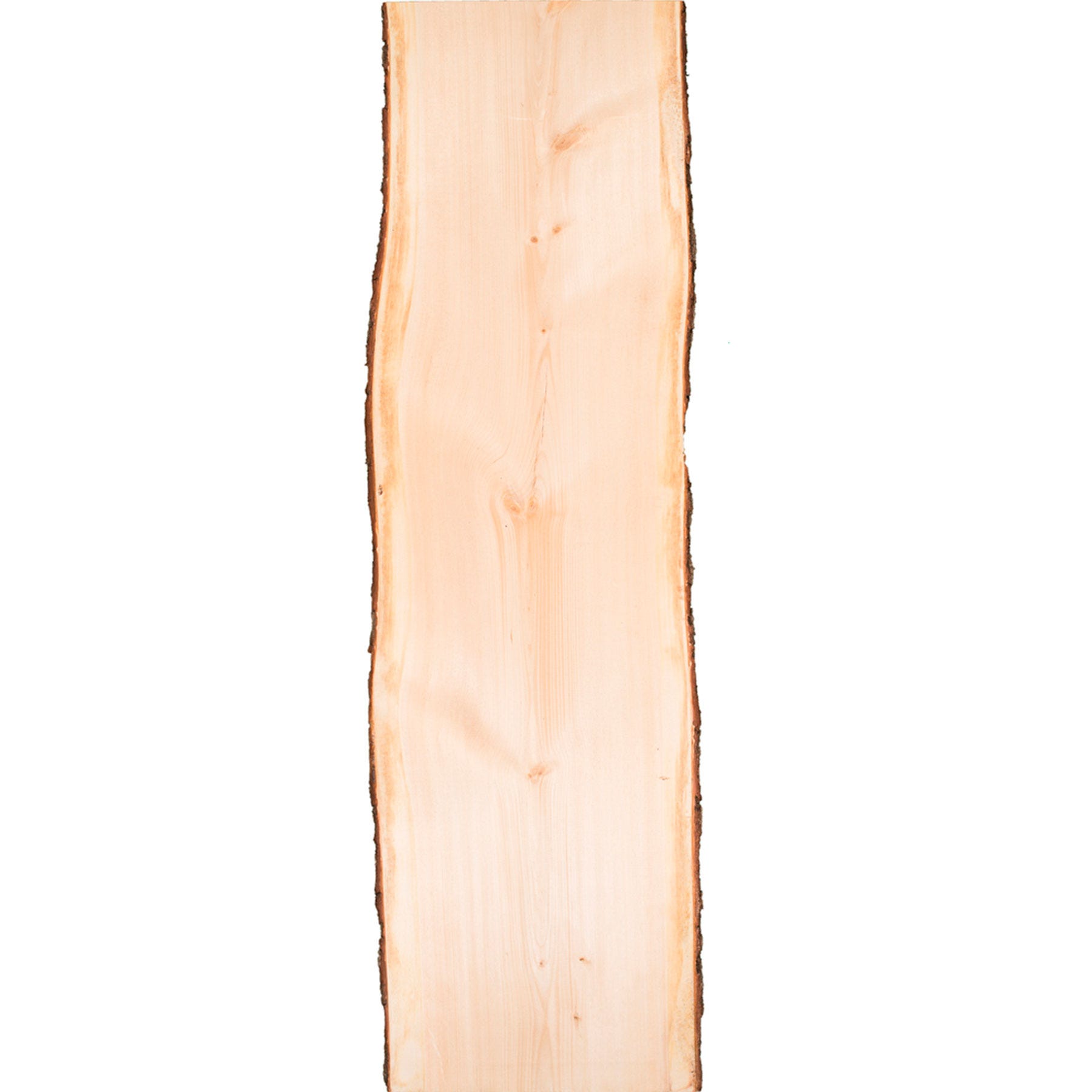 Live Edge White Pine Slab, 2-in. X (20-in. X 24-in.) X 6-ft.