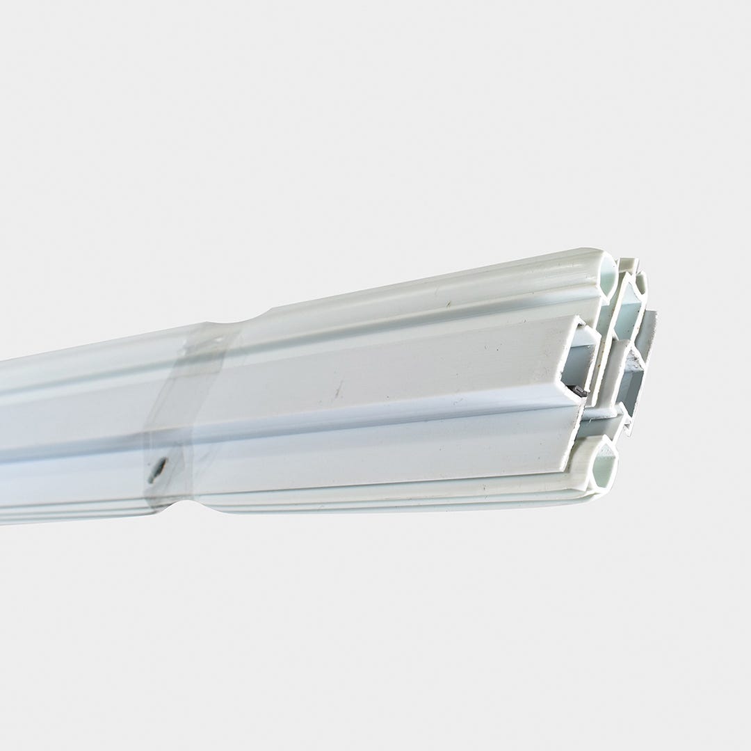 White Vinyl Door Jamb with Adjustable Spring Action