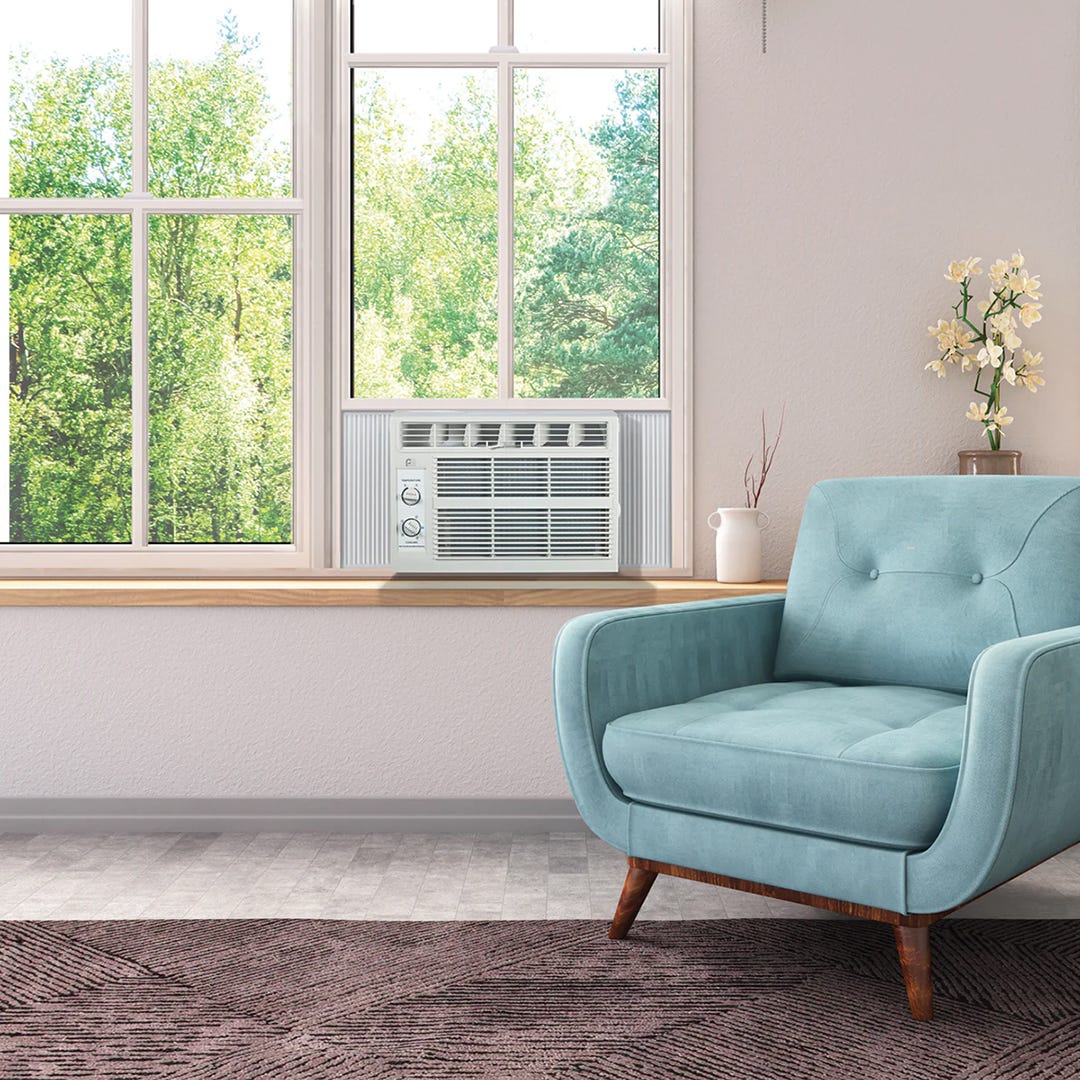 PERFECT AIRE Window Air Conditioner 5000 BTU, 100-150 sq.ft.