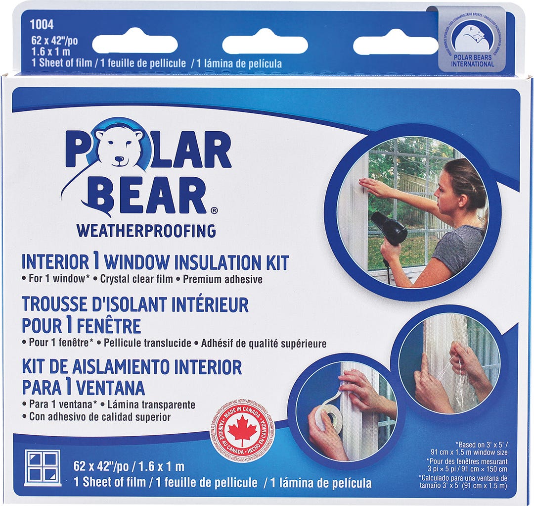 Window Insulating Film Kit (62 X 42 inch)