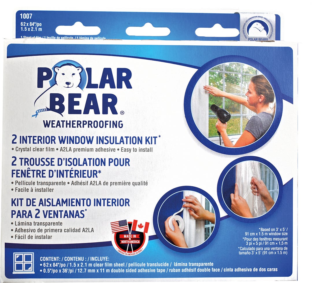Window Insulating Film Kit (62 X 84 inch)