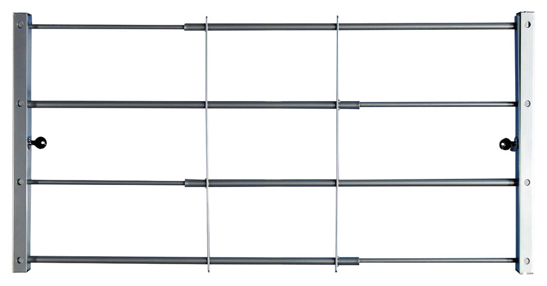 Window security bar adjustable- key lock