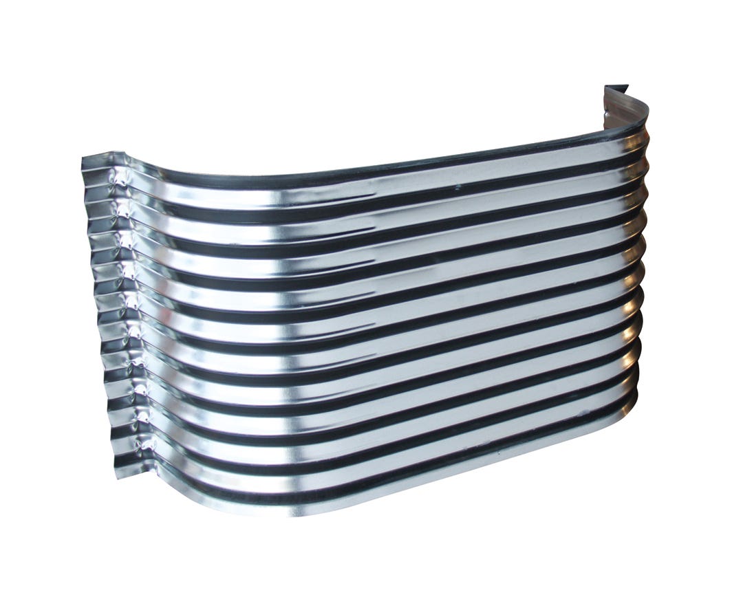Window well galvanized steel 54 in x 22 in x 22 in