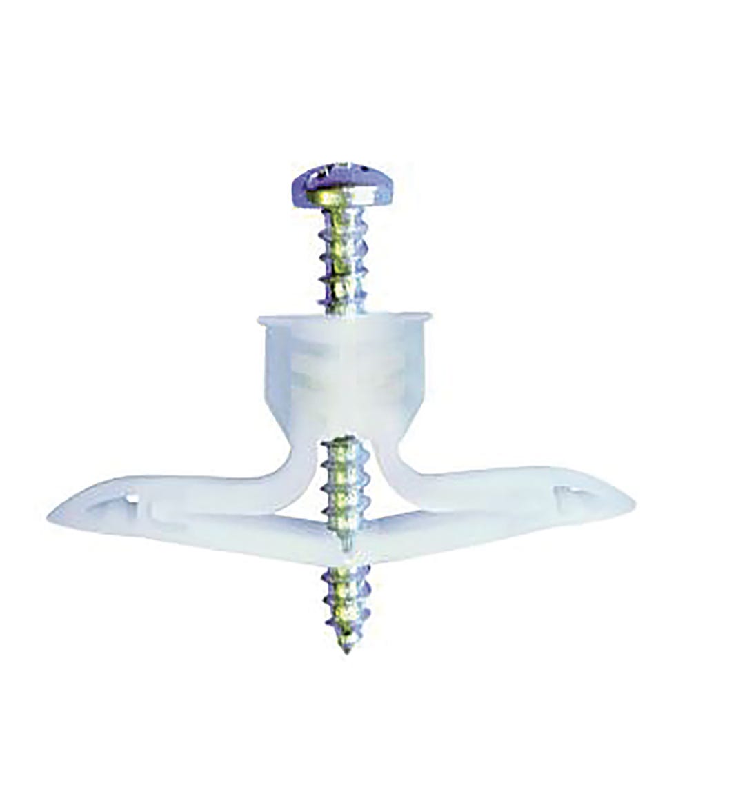 Nylon Toggles for Paneling and Concrete, 1/4 in. L, + Screw x 1-1/4 in., 4/Pack