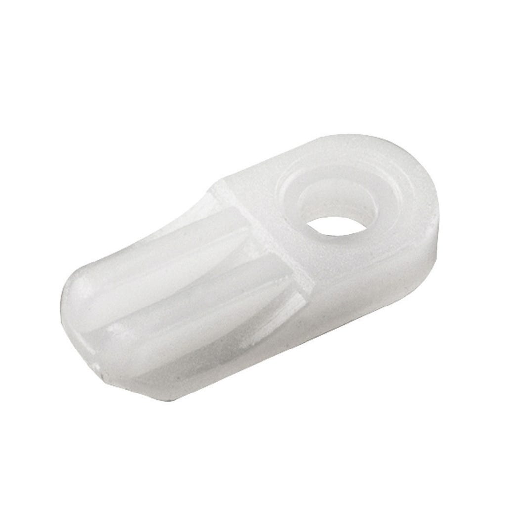 Wing nut nylon single turn button 3/4 in plastic