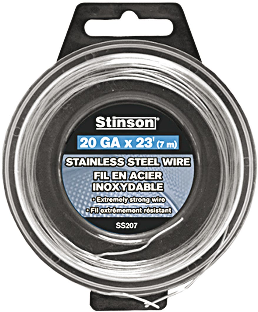 Wire Stainless Steel to Repair Fences 20 Ga, 7 M