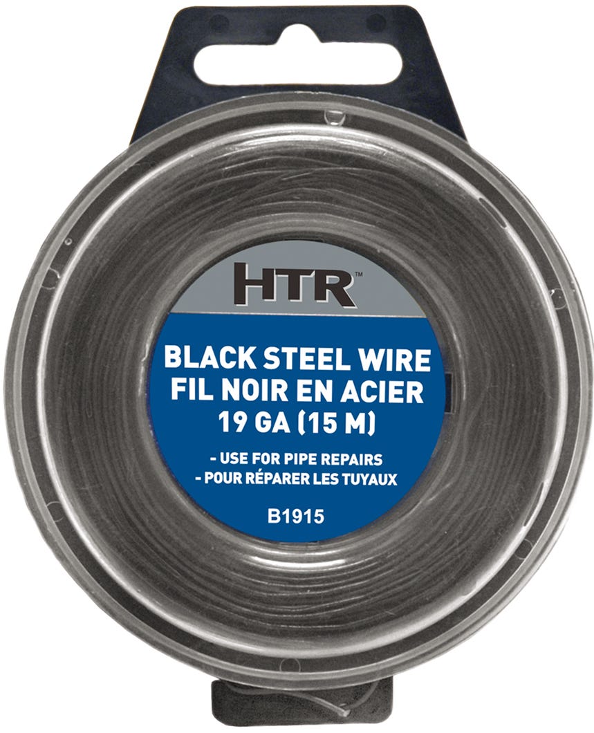Wire Steel, Use for Stove Pipe Repair 19 Ga, 15 M