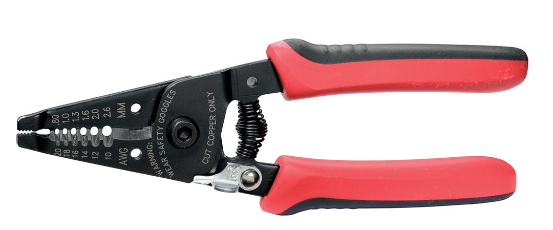 Wire stripper wire stripper with lock