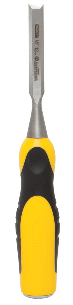 Wood chisel carbon-steel blade 9 in x 1/2 in