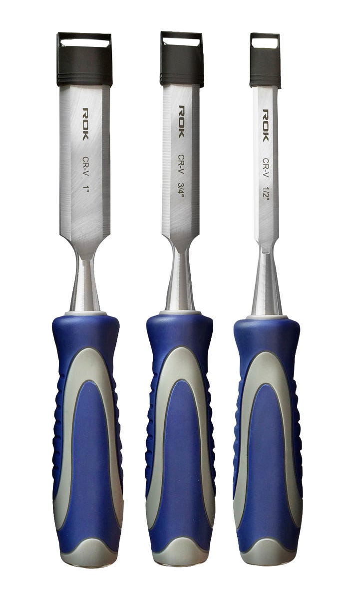 Wood Chisel Set, 3 Pieces