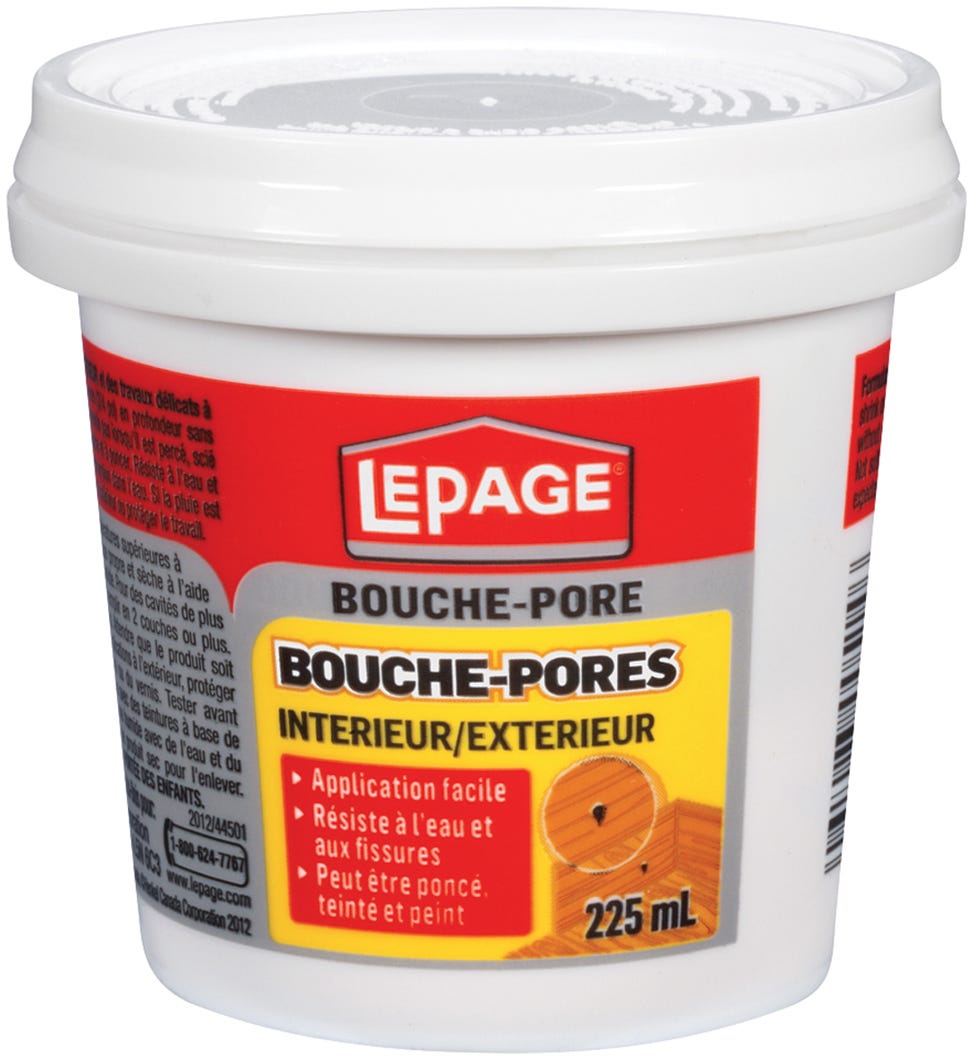 Latex Wood Filler, Interior/Exterior, 225ml