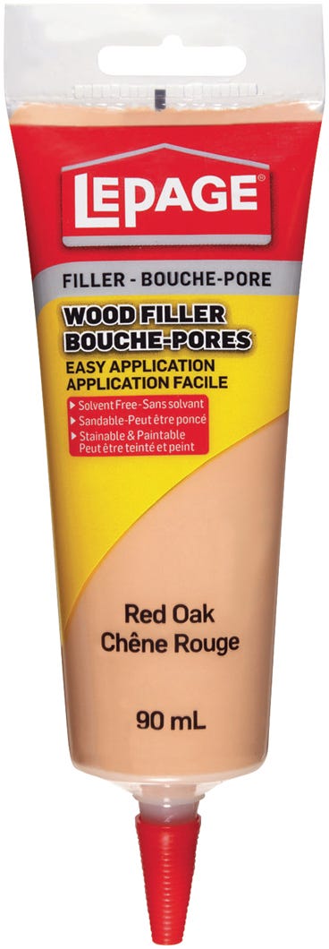 Tinted Wood Filler, Red Oak