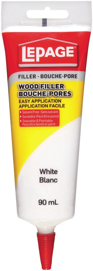 Tinted Wood Filler, White